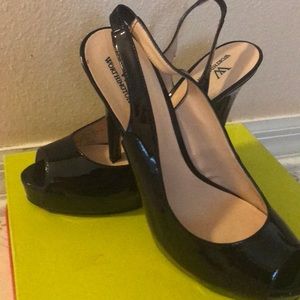 Clean never worn black worthington heels